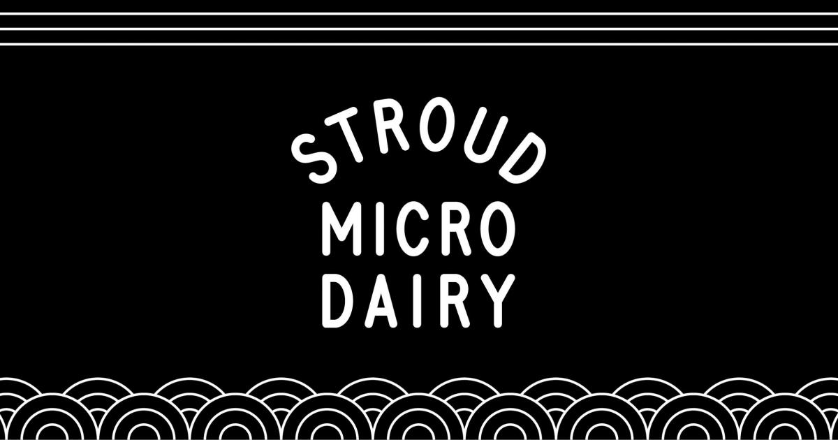 stored micro diary logo white writing and design on black background